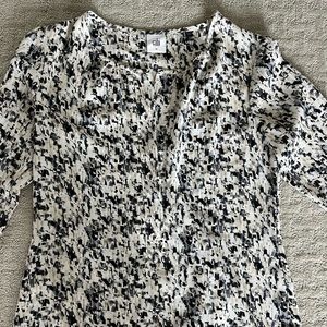 Cabi silk printed blouse- Size XS
